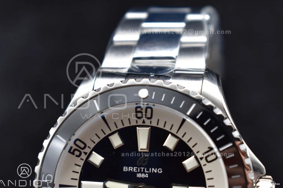 Dial on Automatic Best 1:1 Bracelet 475 SS A Edition TF Black White SuperOcean 44 Chic 1231